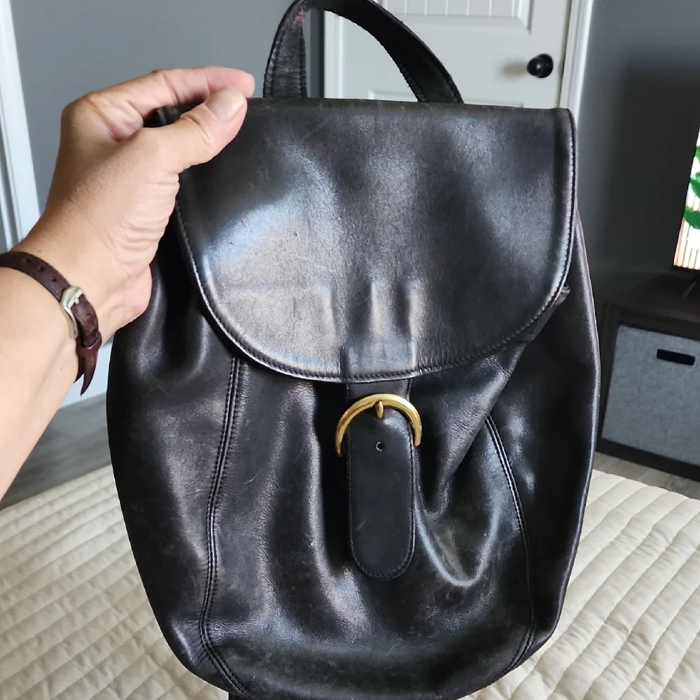 90's Vintage Coach Soho Buckle Backpack - Picture 1 of 6